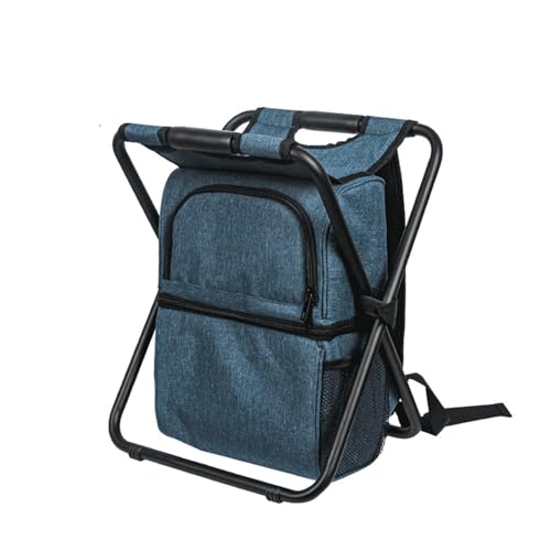 GXYHJVMFPSC Campingstuhl Chair Sitz-Kühlrucksack 3-in-1 Multifunktionaler Tragbarer Klapphocker Auslaufsicher Zum Angeln Outdoor Events Picknicks-Blue GXYHJVMFPSC Campingstuhl Chair Sitz-Kühlrucksack 3-in-1 Multifunktionaler Tragbarer Klapphocker Auslaufsicher Zum Angeln Outdoor Events Picknicks-Blue von GXYHJVMFPSC