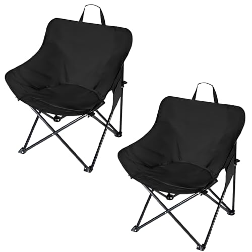GXYHJVMFPSC Faltbarer Mond tragbarer Camping-Stuhl Rucksack-Stuhl Ultraleicht-Kompakt geeignet für Outdoor-Camping-Reisen Strand Picknick Wandern Zweiteiliges Set-Classic 2-Pack Black GXYHJVMFPSC Faltbarer Mond tragbarer Camping-Stuhl Rucksack-Stuhl Ultraleicht-Kompakt geeignet für Outdoor-Camping-Reisen Strand Picknick Wandern Zweiteiliges Set-Classic 2-Pack Black von GXYHJVMFPSC