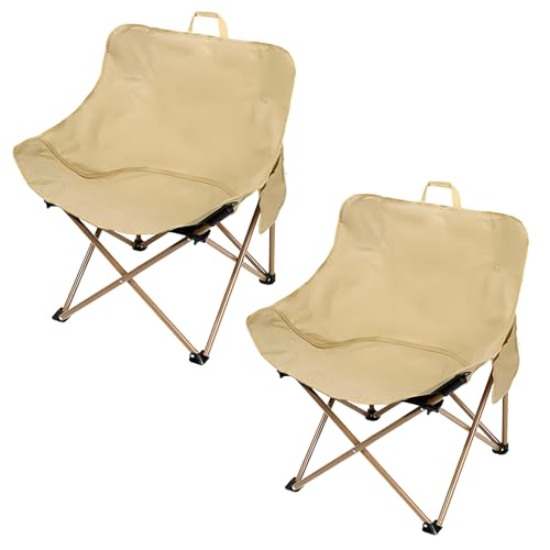 GXYHJVMFPSC Faltbarer Mond tragbarer Camping-Stuhl Rucksack-Stuhl Ultraleicht-Kompakt geeignet für Outdoor-Camping-Reisen Strand Picknick Wandern Zweiteiliges Set-Classic 2-Pack Khaki GXYHJVMFPSC Faltbarer Mond tragbarer Camping-Stuhl Rucksack-Stuhl Ultraleicht-Kompakt geeignet für Outdoor-Camping-Reisen Strand Picknick Wandern Zweiteiliges Set-Classic 2-Pack Khaki von GXYHJVMFPSC