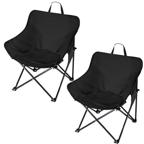 GXYHJVMFPSC Faltbarer Mond tragbarer Camping-Stuhl Rucksack-Stuhl Ultraleicht-Kompakt geeignet für Outdoor-Camping-Reisen Strand Picknick Wandern Zweiteiliges Set-Deluxe 2-Pack Black GXYHJVMFPSC Faltbarer Mond tragbarer Camping-Stuhl Rucksack-Stuhl Ultraleicht-Kompakt geeignet für Outdoor-Camping-Reisen Strand Picknick Wandern Zweiteiliges Set-Deluxe 2-Pack Black von GXYHJVMFPSC