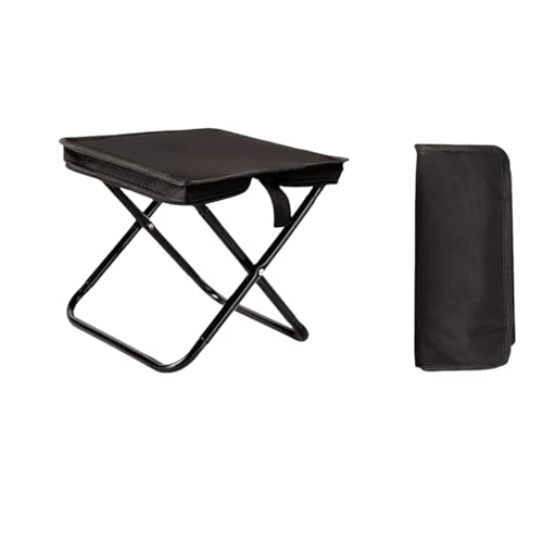 GXYHJVMFPSC Klapp hocker im Freien Tragbarer Angels tuhl Zug Phama Zha Hocker Campings tuhl Klappstuhl Camping Bank-Black von GXYHJVMFPSC