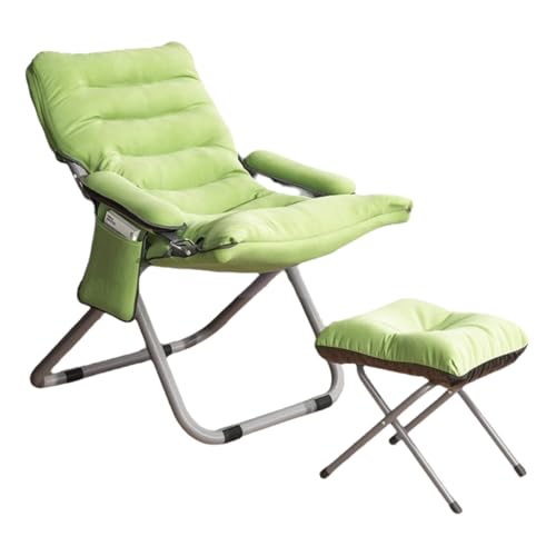 GXYHJVMFPSC Lazy Sofa Stuhl Verdickte Version mit Fuß stütze Lounge Stuhl Outdoor klappbar Computer Balkon Komfortable Mittagspause Büro Einfach zu verstauen-Green GXYHJVMFPSC Lazy Sofa Stuhl Verdickte Version mit Fuß stütze Lounge Stuhl Outdoor klappbar Computer Balkon Komfortable Mittagspause Büro Einfach zu verstauen-Green von GXYHJVMFPSC