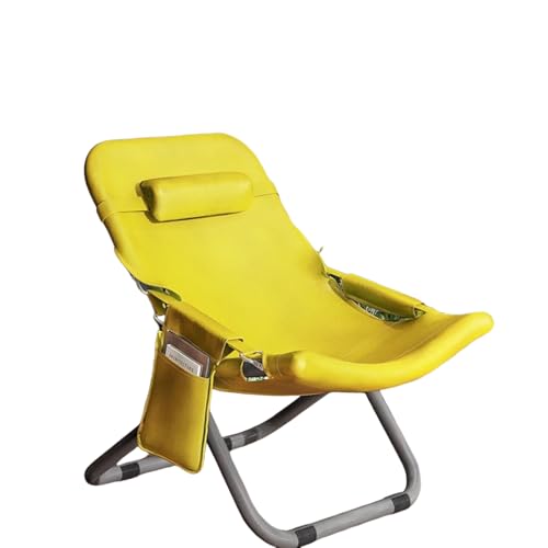 GXYHJVMFPSC Liege klappbarer Lazy-Sofa-Stuhl Computer Balkon für den Außenbereich Komfortables Büro zur Mittagspause Einfach zu verstauen-Yellow GXYHJVMFPSC Liege klappbarer Lazy-Sofa-Stuhl Computer Balkon für den Außenbereich Komfortables Büro zur Mittagspause Einfach zu verstauen-Yellow von GXYHJVMFPSC