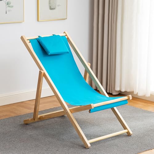 GXYHJVMFPSC Original Holz Farbe Massivholz Klappstuhl Outdoor Strandkorb Pool Lounge Stuhl Mittagspause Balkon Leinwand Stuhl-Blue||with Pillow GXYHJVMFPSC Original Holz Farbe Massivholz Klappstuhl Outdoor Strandkorb Pool Lounge Stuhl Mittagspause Balkon Leinwand Stuhl-Blue||with Pillow von GXYHJVMFPSC