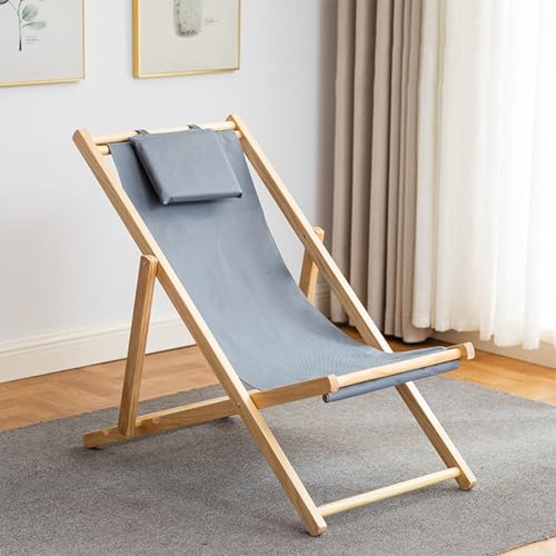 GXYHJVMFPSC Original Holz Farbe Massivholz Klappstuhl Outdoor Strandkorb Pool Lounge Stuhl Mittagspause Balkon Leinwand Stuhl-Grey||with Pillow GXYHJVMFPSC Original Holz Farbe Massivholz Klappstuhl Outdoor Strandkorb Pool Lounge Stuhl Mittagspause Balkon Leinwand Stuhl-Grey||with Pillow von GXYHJVMFPSC