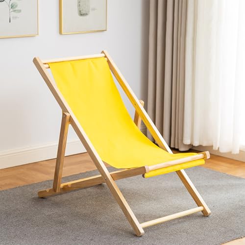 GXYHJVMFPSC Original Holz Farbe Massivholz Klappstuhl Outdoor Strandkorb Pool Lounge Stuhl Mittagspause Balkon Leinwand Stuhl-Yellow||Without a Pillow GXYHJVMFPSC Original Holz Farbe Massivholz Klappstuhl Outdoor Strandkorb Pool Lounge Stuhl Mittagspause Balkon Leinwand Stuhl-Yellow||Without a Pillow von GXYHJVMFPSC
