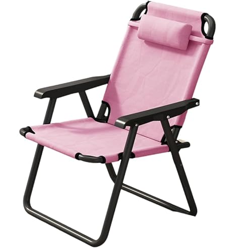 GXYHJVMFPSC Outdoor-Klappstuhl mit Armlehnen Lazy Sofa Stoff Liege Stühle Beweglicher Balkon Nippens tuhl Tragbare Camping Stühle Picknick Strand Strand-Pink GXYHJVMFPSC Outdoor-Klappstuhl mit Armlehnen Lazy Sofa Stoff Liege Stühle Beweglicher Balkon Nippens tuhl Tragbare Camping Stühle Picknick Strand Strand-Pink von GXYHJVMFPSC