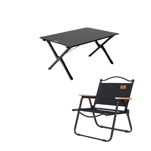 GXYHJVMFPSC Outdoor Tragbare Klappstühle Klapptisch Outdoor Camping Reise Strand Picknick EIN Tisch 2 Stühle-Matte Black GXYHJVMFPSC Outdoor Tragbare Klappstühle Klapptisch Outdoor Camping Reise Strand Picknick EIN Tisch 2 Stühle-Matte Black von GXYHJVMFPSC
