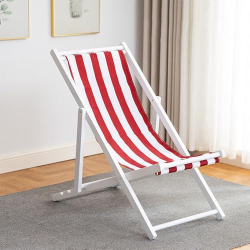 GXYHJVMFPSC Rot-weiß gestreifter Liegestuhl im Freien Strandkorb Pool Massivholz Klappstuhl Mittagspause Balkon Leinwand Stuhl-White||Without a Pillow GXYHJVMFPSC Rot-weiß gestreifter Liegestuhl im Freien Strandkorb Pool Massivholz Klappstuhl Mittagspause Balkon Leinwand Stuhl-White||Without a Pillow von GXYHJVMFPSC