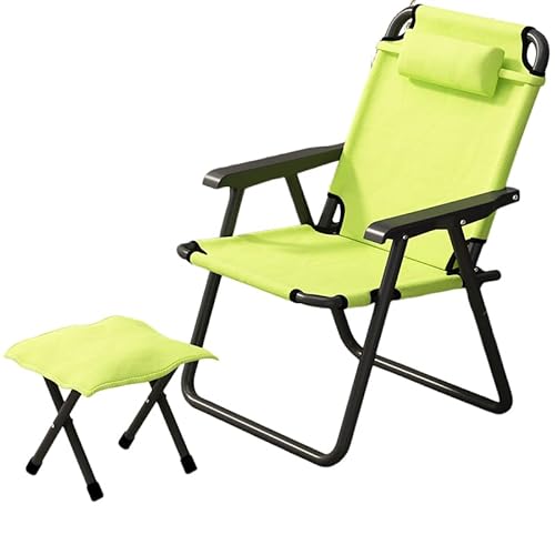 GXYHJVMFPSC Strandliegestuhl, Zusammenklappbar, Liegestuhl Für Den Außenbereich Tragbar Verstellbar Für Rasen Pool Terrasse Garten-Yellow GXYHJVMFPSC Strandliegestuhl, Zusammenklappbar, Liegestuhl Für Den Außenbereich Tragbar Verstellbar Für Rasen Pool Terrasse Garten-Yellow von GXYHJVMFPSC