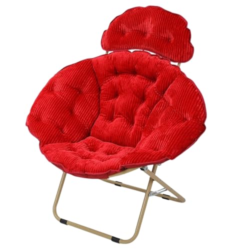 GXYHJVMFPSC Tragbarer Klappbarer Campingstuhl Für Erwachsene Moon Chair Mit Abnehmbarem Kissen Geeignet Für Camping Im Freien Reisen Angeln Strand Und Andere Anlässe-Big red GXYHJVMFPSC Tragbarer Klappbarer Campingstuhl Für Erwachsene Moon Chair Mit Abnehmbarem Kissen Geeignet Für Camping Im Freien Reisen Angeln Strand Und Andere Anlässe-Big red von GXYHJVMFPSC