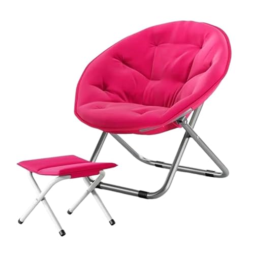 GXYHJVMFPSC Untertassenstuhl Klapphocker Mit Fußstütze Runder Stuhl Fürs Schlafzimmer Gaming Im Wohnheim Klappbarer Bequemer Akzentsitz Für Kleine Räume Klappbarer Mondpilz-Stuhl Rund-Rose red GXYHJVMFPSC Untertassenstuhl Klapphocker Mit Fußstütze Runder Stuhl Fürs Schlafzimmer Gaming Im Wohnheim Klappbarer Bequemer Akzentsitz Für Kleine Räume Klappbarer Mondpilz-Stuhl Rund-Rose red von GXYHJVMFPSC
