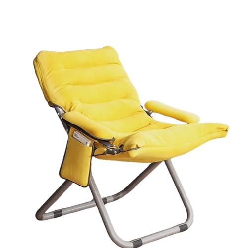 GXYHJVMFPSC Verdickter fauler Stuhl Lounge-Stuhl Faltbare 3-Gang-Anpassung Computer Balkon Komfortables Büro zur Mittagspause Einfach zu verstauen-Yellow GXYHJVMFPSC Verdickter fauler Stuhl Lounge-Stuhl Faltbare 3-Gang-Anpassung Computer Balkon Komfortables Büro zur Mittagspause Einfach zu verstauen-Yellow von GXYHJVMFPSC