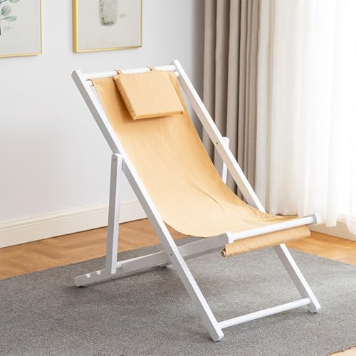 GXYHJVMFPSC Weißer Rahmen Outdoor Strandkorb Pool Lounge Stuhl Massivholz Klappstuhl Mittagspause Balkon Leinwand Stuhl-Orange||with Pillow GXYHJVMFPSC Weißer Rahmen Outdoor Strandkorb Pool Lounge Stuhl Massivholz Klappstuhl Mittagspause Balkon Leinwand Stuhl-Orange||with Pillow von GXYHJVMFPSC