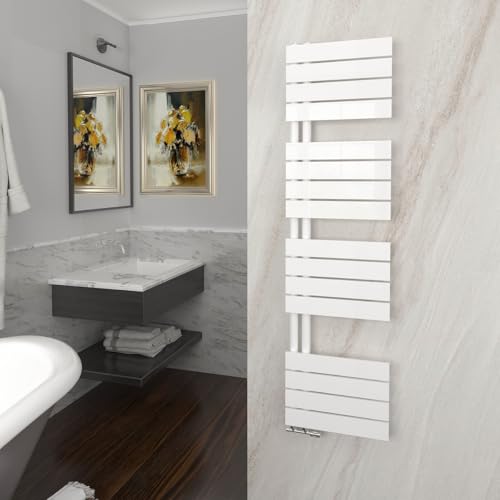 GY Bath Badheizkörper 1540x400mm, Weiß Handtuchhalter Heizkörper Flach, Handtuchheizkörper Seitenanschluss Handtuchwärmer Handtuchtrockner 679W GY Bath Badheizkörper 1540x400mm, Weiß Handtuchhalter Heizkörper Flach, Handtuchheizkörper Seitenanschluss Handtuchwärmer Handtuchtrockner 679W von GY Bath