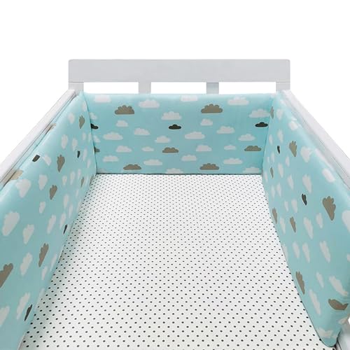GYCF Bed Guard Cushion, Bed Rail for Toddlers, Bed Circumference Fall Protection, Rail Liner Cover Bedside Protection, Cushion Side Protectors Round Surrounds,A10,150x30CM GYCF Bed Guard Cushion, Bed Rail for Toddlers, Bed Circumference Fall Protection, Rail Liner Cover Bedside Protection, Cushion Side Protectors Round Surrounds,A10,150x30CM von GYCF