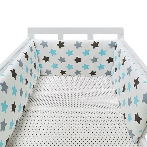 GYCF Bed Guard Cushion, Bed Rail for Toddlers, Bed Circumference Fall Protection, Rail Liner Cover Bedside Protection, Cushion Side Protectors Round Surrounds,A24,150x30CM GYCF Bed Guard Cushion, Bed Rail for Toddlers, Bed Circumference Fall Protection, Rail Liner Cover Bedside Protection, Cushion Side Protectors Round Surrounds,A24,150x30CM von GYCF