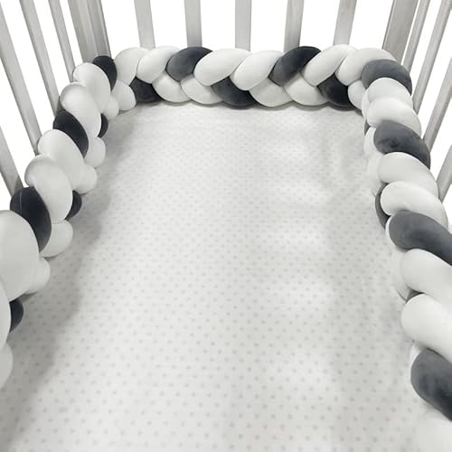 GYCF Bettgitterbezug Seitenschutz Dekoratives Kissen, Hautfreundlich Und Atmungsaktiv Kissen, Handgefertigt Plüschkissen Kopfschutz Bettgitter zum Schutz vor Stürzen,A16,2.5 m GYCF Bettgitterbezug Seitenschutz Dekoratives Kissen, Hautfreundlich Und Atmungsaktiv Kissen, Handgefertigt Plüschkissen Kopfschutz Bettgitter zum Schutz vor Stürzen,A16,2.5 m von GYCF