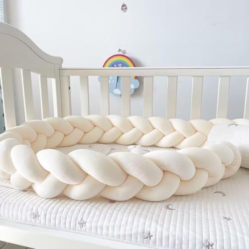 GYCF Bettschlange Geflochten, Knoten Bettgitter Rausfallschutz, Bett Rausfallschutz Kinder, Kissen Bettgitterbezug Seitenschutz, Passend für Kinderbetten Elternbetten,A02,2 m GYCF Bettschlange Geflochten, Knoten Bettgitter Rausfallschutz, Bett Rausfallschutz Kinder, Kissen Bettgitterbezug Seitenschutz, Passend für Kinderbetten Elternbetten,A02,2 m von GYCF