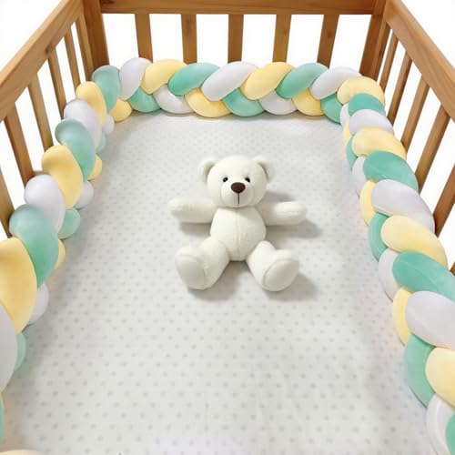 GYCF Braided Knotted Pillow, Knot Mat Cuddle Cushion, Breathable Soft Pillow, Anti-Fall Cushions, All Round Side Bed Surrounds Decorative Pillow, Nursing Cushion,A14,4 m von GYCF