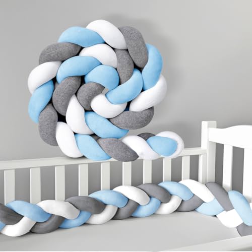 GYCS Baby Kantenschutz, Body Pillow, Seitenschläferkissen, Dekoratives Bettgitter Kissen, Dekoratives Kissen Für Kind Schlafzimmer Sofa Bett Boden, Ideal Zum Verschenken Und Dekorieren,A03,450cm von GYCS