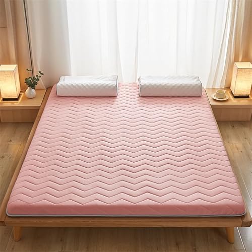 GYCS Japanische Futon Matratze, Bequem Dick, Faltbare Matratze, Aufrollbare Matratze, Tatami-Matte, Dicke, Zusammenklappbare Isomatte, Anwendbar Für Schlafzimmer/Wohnzimmer,Rosa,80x200cm GYCS Japanische Futon Matratze, Bequem Dick, Faltbare Matratze, Aufrollbare Matratze, Tatami-Matte, Dicke, Zusammenklappbare Isomatte, Anwendbar Für Schlafzimmer/Wohnzimmer,Rosa,80x200cm von GYCS