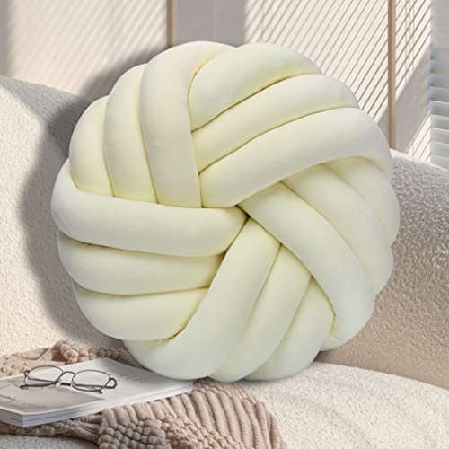 GYCS Knot Cushion, Soft Plush Cushion, Knotted Cushion, Decorative Cushion for Sofa, Bed, Decorative, Knot Cushion, Throw Cushion for Home Decoration, Bedroom, Couch,Beige,35cm GYCS Knot Cushion, Soft Plush Cushion, Knotted Cushion, Decorative Cushion for Sofa, Bed, Decorative, Knot Cushion, Throw Cushion for Home Decoration, Bedroom, Couch,Beige,35cm von GYCS