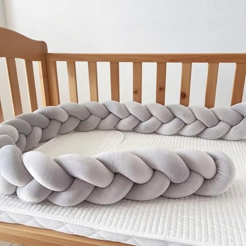 GYCS Kuschelschlange,Kopfschutz Für Wickeltisch,Hautfreundlich Und Atmungsaktiv Bett Rausfallschutz Kinder Für Kind Schlafzimmer Sofa Bett Boden,A03,200cm von GYCS