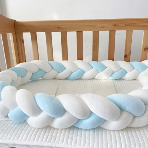 GYCS Kuschelschlange,Kopfschutz Für Wickeltisch,Hautfreundlich Und Atmungsaktiv Bett Rausfallschutz Kinder Für Kind Schlafzimmer Sofa Bett Boden,A06,400cm von GYCS