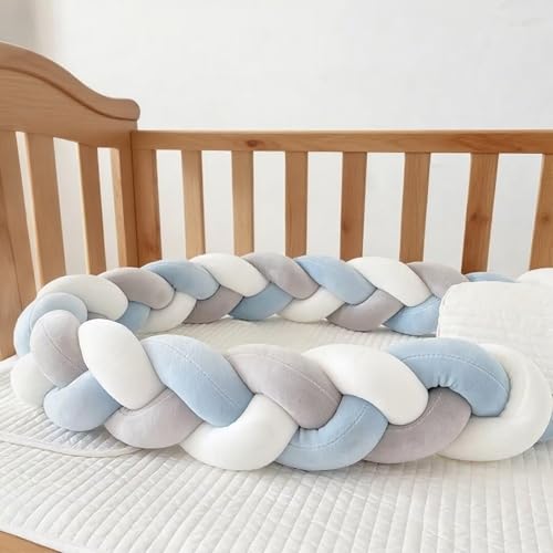GYCS Kuschelschlange,Kopfschutz Für Wickeltisch,Hautfreundlich Und Atmungsaktiv Bett Rausfallschutz Kinder Für Kind Schlafzimmer Sofa Bett Boden,A09,150cm von GYCS