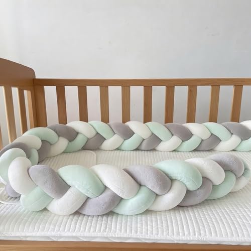 GYCS Kuschelschlange,Kopfschutz Für Wickeltisch,Hautfreundlich Und Atmungsaktiv Bett Rausfallschutz Kinder Für Kind Schlafzimmer Sofa Bett Boden,A11,300cm von GYCS