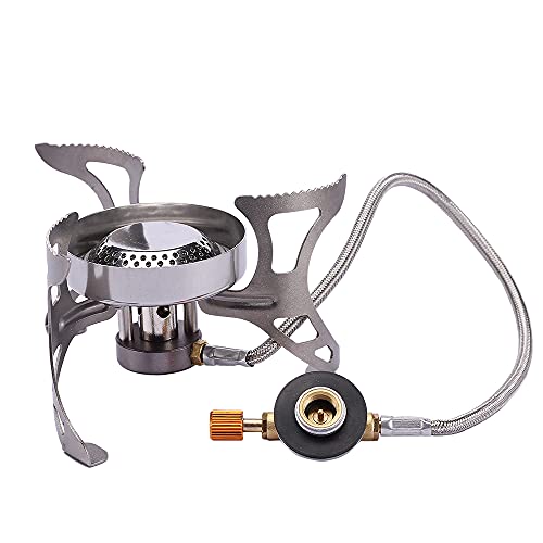 Outdoor Camping Gasbrenner BRS High Power 3240W Tragbarer Split Mini Picknick BBQ Camping Herd von GYDEHUTJ