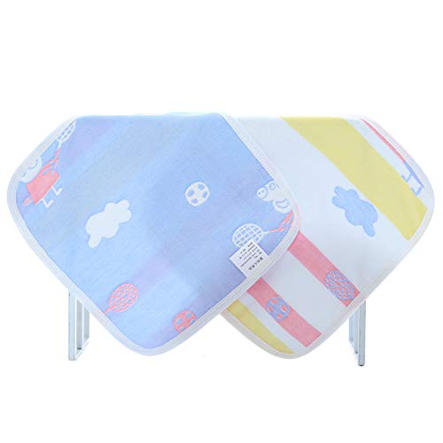 Baumwolltuch, 5 Handtücher, Quadratisches Handtuch Gauze Kindertaschentuch Kinder Kleines Quadratisches Baby Weiche Absorbierende Handtuch Stil 11, GYDHJSSJ, Stil 19 von GYDHJSSJ