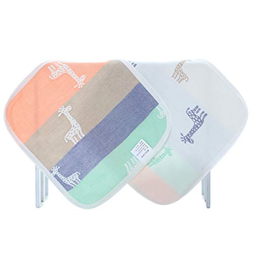 Baumwolltuch, 5 Handtücher, Quadratisches Handtuch Gauze Kindertaschentuch Kinder Kleines Quadratisches Baby Weiche Absorbierende Handtuch Stil 11, GYDHJSSJ, Stil 6 von GYDHJSSJ