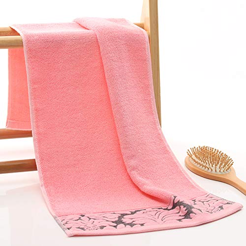 Baumwolltuch, Haushaltswäsche Gesicht Handtuch Travel Handtuch Soft Absorbent Lint Geschenk Pink, GYDHJSSJ, Pink ist von GYDHJSSJ
