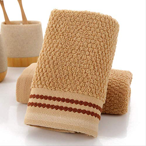 Handtuch-Set, 2 Baumwolltücher, Geschenke Tägliche Notwendigkeiten Weiches Wasser Absorption Nicht Schuppen Haar Anti-Fading Bad Handtuch Pool Handtuch Travel Brown, GYDHJSSJ, braun von GYDHJSSJ