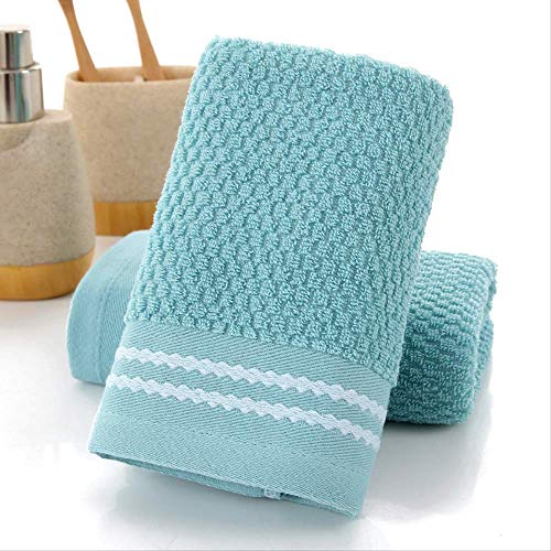 Handtuch-Set, 2 Baumwolltücher, Geschenke Tägliche Notwendigkeiten Weiches Wasser Absorption Nicht Schuppen Haar Anti-Fading Bad Handtuch Pool Handtuch Travel Brown, GYDHJSSJ, grün von GYDHJSSJ