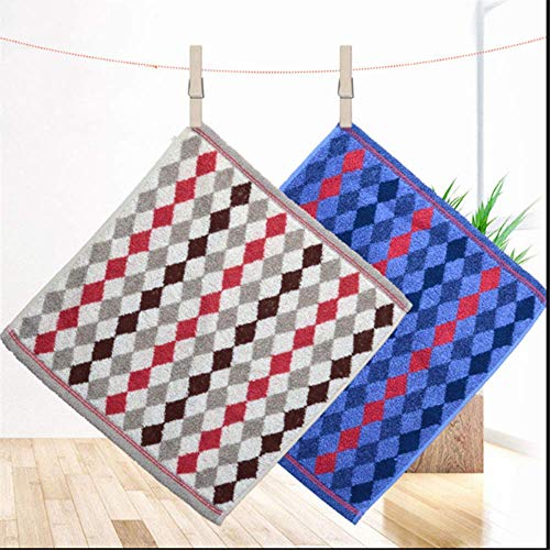 Handtuch-Set, 2Pcs Baumwolle Handtuch Platz Handtuch Wasser Handtuch Schnell Trocken Ing-Haired Übung Reise Handtuch Anti-Fading Kleines Handtuch Kindergarten Handtuch, GYDHJSSJ von GYDHJSSJ
