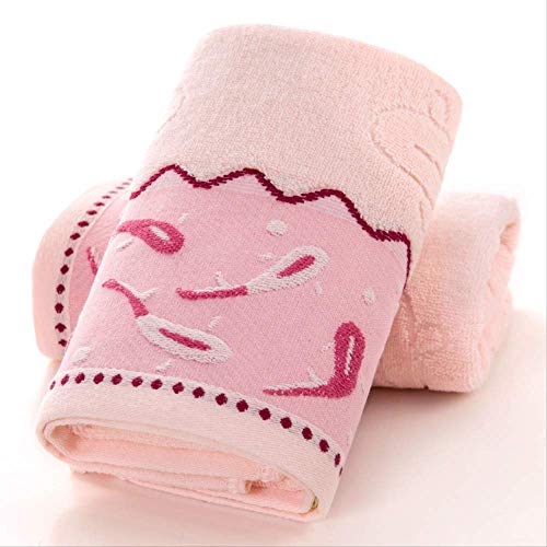 Handtuch-Set, 2Pcs Baumwolltuch, Geschenk Weiches Absorbierendes Wasser Verdicktes Gesicht Handtuch für Erwachsene Lassen Sie Keine Haare Fallen Großes Handtuch Badezimmer Pool Handtuch Gelb, GYDHJS von GYDHJSSJ