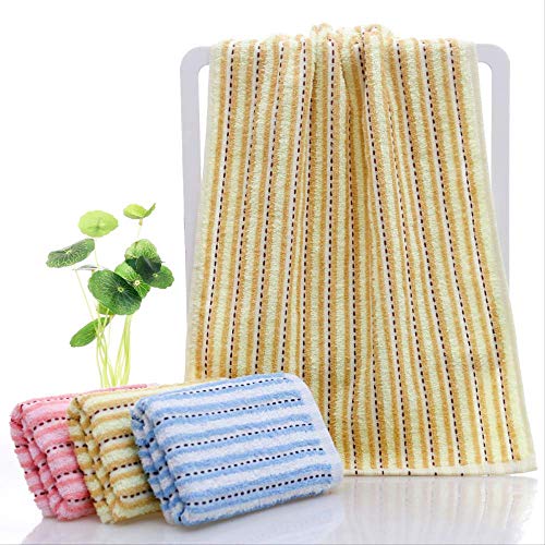 Handtuch-Set, 3Pcs Baumwolltuch, Haushalt Handtuch Erwachsene Handtuch Badezimmer Pool Handtuch Weich und Komfortabel Wasser Handtuch Anti-Fading Handtuch, GYDHJSSJ von GYDHJSSJ