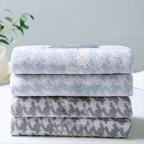 Handtuch-Set, 4 Gesicht Handtücher, Coral Velvet Badezimmer Pool Sport-Handtuch Reisen Soft Absorbent Handtuch Qualität Handtuch, GYDHJSSJ von GYDHJSSJ