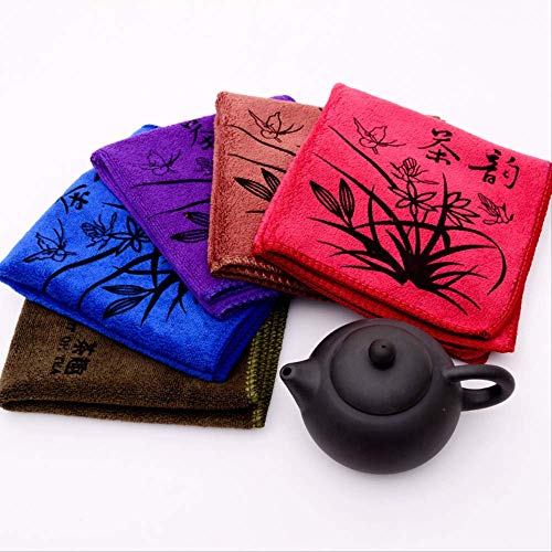 Handtuch-Set, 5Pcs Mikrofaser-Handtuch, Wasserabsorbierendes Handtuch Verdicktes Quadratisches Handtuch Bedrucktes Handtuch Wasserabsorbierendes Handtuch, GYDHJSSJ Handtuch-Set, 5Pcs Mikrofaser-Handtuch, Wasserabsorbierendes Handtuch Verdicktes Quadratisches Handtuch Bedrucktes Handtuch Wasserabsorbierendes Handtuch, GYDHJSSJ von GYDHJSSJ