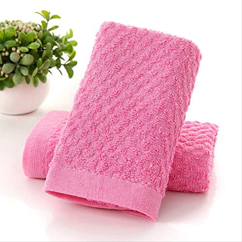 Handtuchset, 2 Baumwolltücher, Geschenk Badezimmer Pool Handtücher Familie Gesicht Handtuch Handtuch Soft Quick-Dry Handtuch Wasserabsorption Travel Handtuch Gelb, GYDHJSSJ, Pink ist von GYDHJSSJ