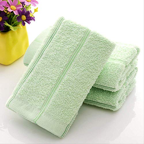 Handtuchset, 3Pcs Baumwolltuch, Verdicktes Arbeitstuch, Handtuch Küchentuch Reisetuch Weiches Absorbierendes Wasser Gelb, GYDHJSSJ, grün von GYDHJSSJ