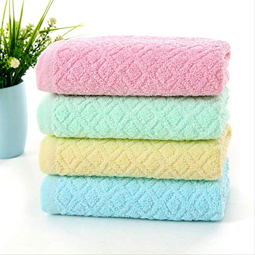 Handtuchset, 4Pcs Baumwolltuch, Weiche und Bequeme Wasserabsorbierende Handtücher Familiengesicht Handtuch Pool Badezimmertuch Sport Reise Handtuch, GYDHJSSJ von GYDHJSSJ