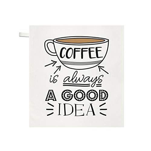 Küche Tee-Handtuch Lustige Koffein Hand Kopf Gesicht Handtücher Home Decor 35X75Cm Schnell Trocknen Weich und Absorbierend, GYDHJSSJ von GYDHJSSJ