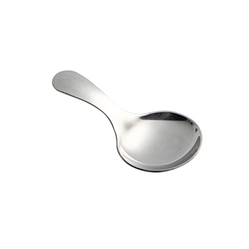Ladle Löffel Löffel, Edelstahl Kurzgriff Runde Löffel Tee Kaffee Dessert Eis Löffel Geschirr Würzen Küchenzubehör (A), GYDHJSSJ, a ist von GYDHJSSJ