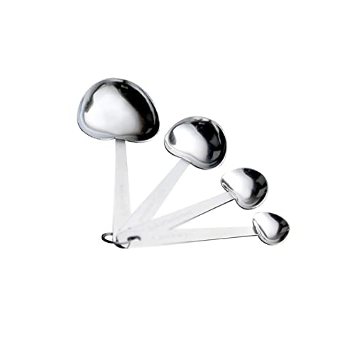 Ladle Spoon 4Pcs/Set Messlöffel Edelstahl Herzform Messlöffel Messlöffel Messlöffel Teaspoon für Küche Messgeräte Skalen, GYDHJSSJ Ladle Spoon 4Pcs/Set Messlöffel Edelstahl Herzform Messlöffel Messlöffel Messlöffel Teaspoon für Küche Messgeräte Skalen, GYDHJSSJ von GYDHJSSJ
