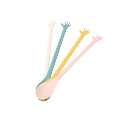 Ladle Spoon 4Pcs Long Handled Coffee Spoon Ice Cream Dessert Tea Stirring Spoon For Picnic Bar Tools Küchenzubehör, GYDHJSSJ von GYDHJSSJ