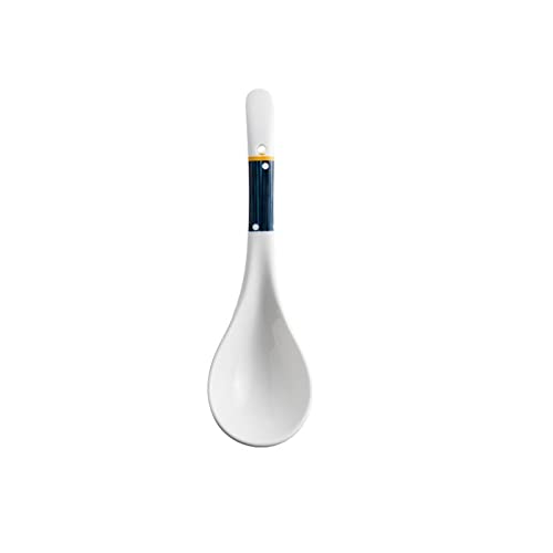 Ladle Spoon Ceramic Ramen Spoons Geschirr Zum Servieren von Küchenutensilien Porzellansuppe Ladle Essgeschirr Tee Dessert Großer Löffel (C), GYDHJSSJ, a ist von GYDHJSSJ